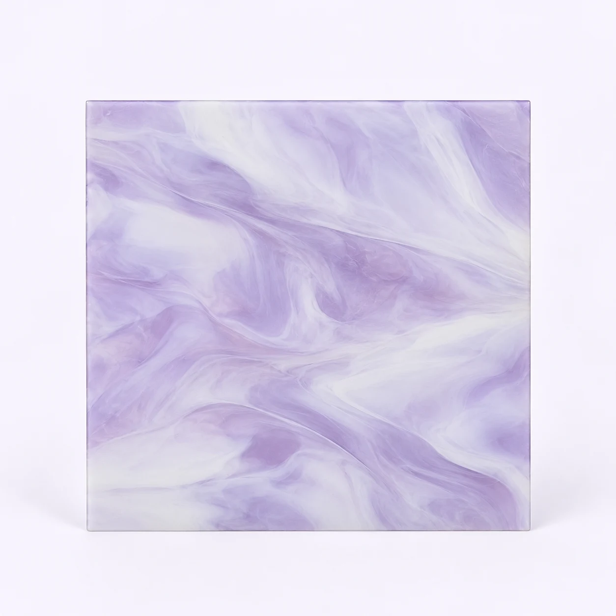 Lilac wispy glass